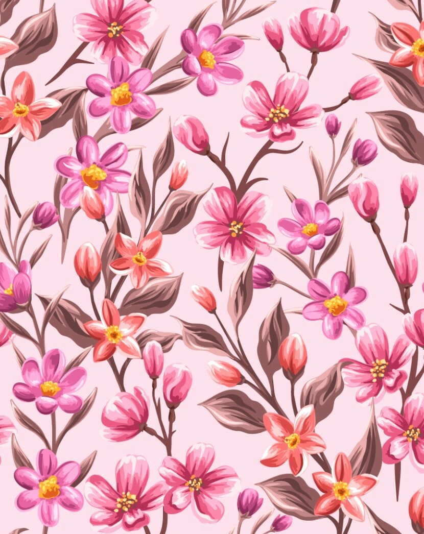 Картина на холсте Floral 003, арт hd1878601