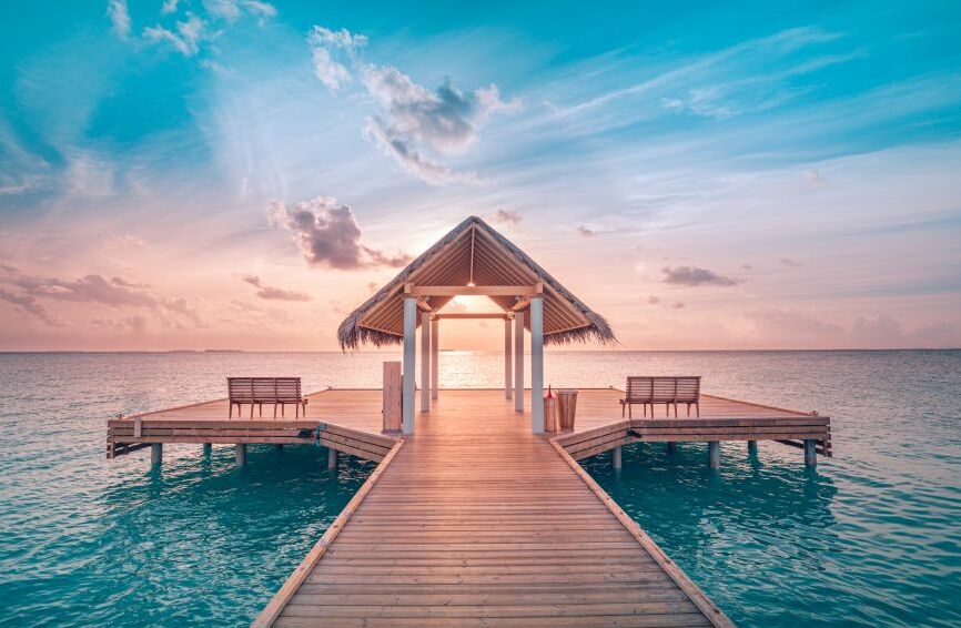 Картина на холсте морской закат, арт hd0923601